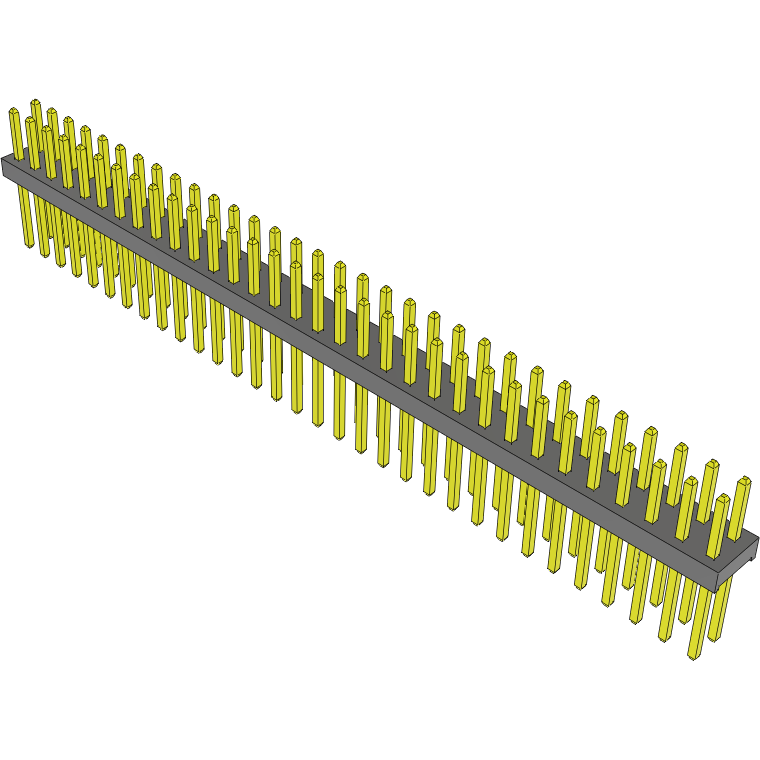 Samtec-MTMM-132-08-G-D-165 连接器插头及 PCB 插座 Conn Unshrouded Header HDR 64 POS 2mm Solder ST Top Entry Thru-Hole Bulk