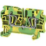 Weidmuller-1632080000 Blocs de raccordement de terminaux Conn Terminal Block 2 POS Tension Clamp ST T DIN Rail