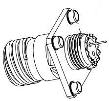 Amphenol-88-628748-35P Steckverbinder, rund Conn Cylindrical Circular PIN 100 POS Solder ST Wall Mount 100 Terminal 1 Port