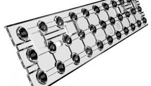 Carclo Technical Plastics-12924 Lentes ópticos 292 x 61mm Narrow Spot Plain Freeform