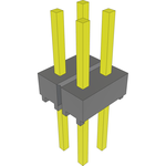 Conn Unshrouded Header HDR 4 POS 2.54mm Solder ST Top Entry Thru-Hole Bulk