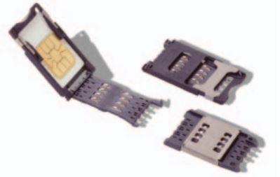 C&K-CCM03-3504 LFT R122 连接器 - 存储卡 Conn SIM/SAM SKT 8 POS 2.54mm Solder ST SMD 1A T/R