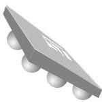 STMicroelectronics-EMIF03-SIM02F2 Entstörfilter EMI Filter Low Pass RC-Circuit Flat Style SMD T/R