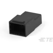 TE Connectivity-2-1318115-6 Einzeladersteckverbinder, Gehäuse Conn Housing M 12 POS 2.5mm Crimp ST Cable Mount Black Bag