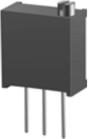 Bourns-PV37W104C01B00 电阻微调器、电位计及变阻器 Res Cermet Trimmer 100K Ohm 10% 0.25W(1/4W) 12(Elec)Turns 1.78mm (6.71 X 4.5 X 8.26mm) Pin Thru-Hole Tube