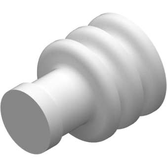 Delphi-10787316 Steckverbinderzubehör Connector Accessories Seal Straight Silicone Rubber White Automotive