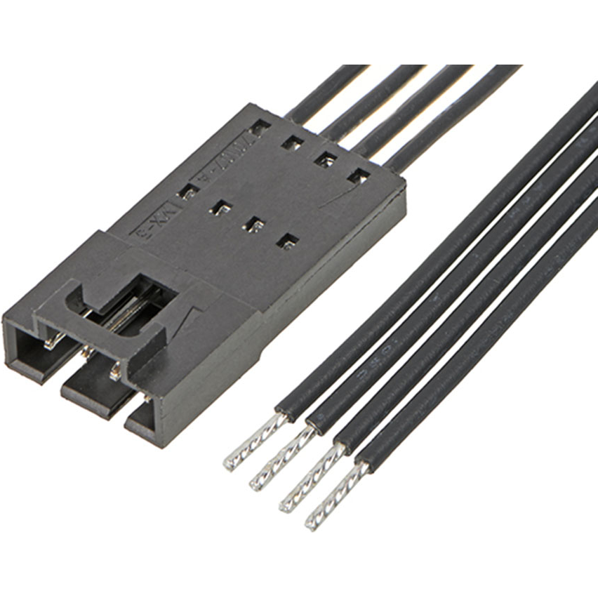 Molex-2162731042 Assemblaggio cavo Altro Cable Assembly UL 11028 0.15m 22AWG Wire to Board 4 POS M Crimp Bag