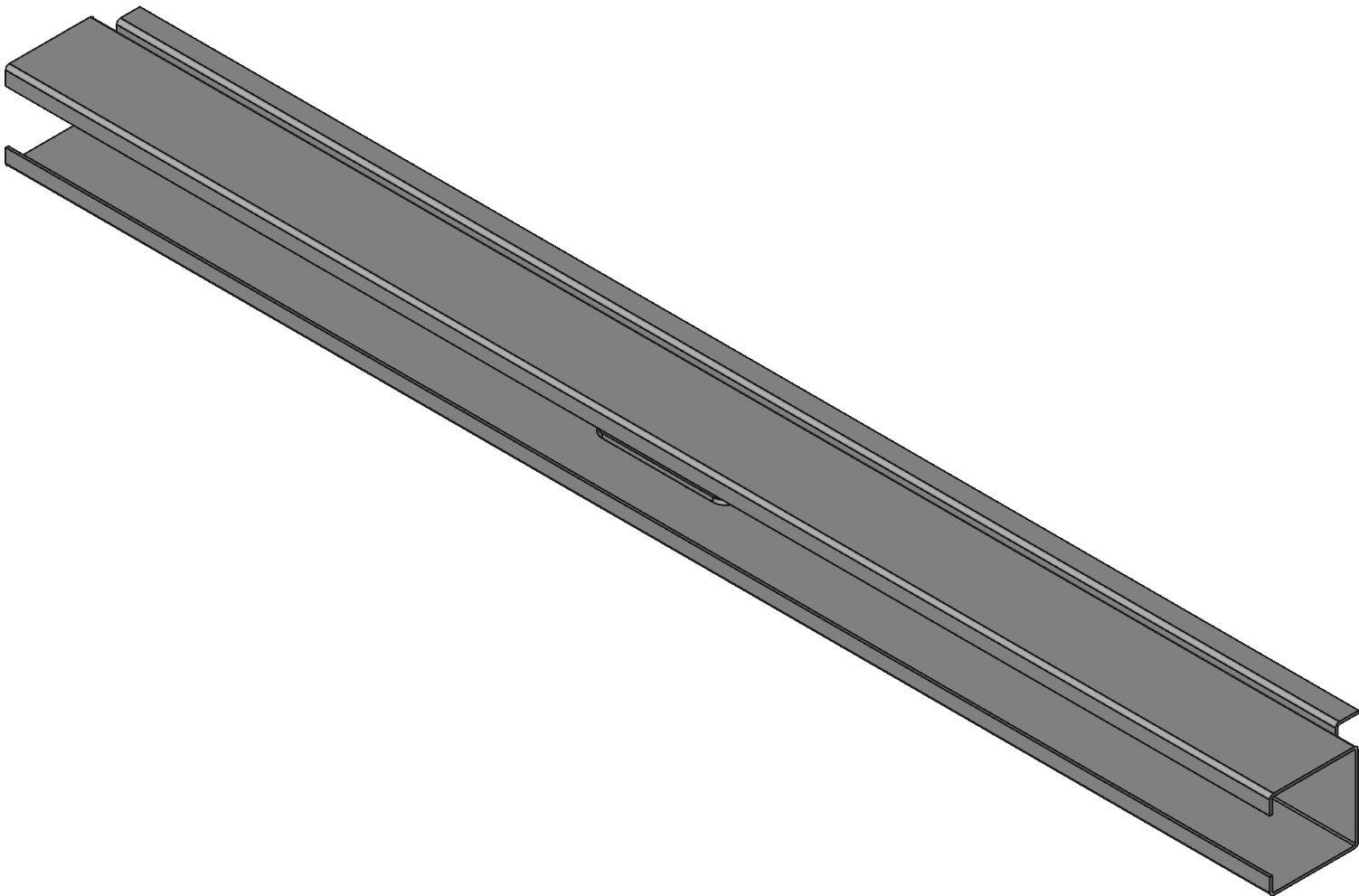 Hammond Manufacturing-1487B36 Verdrahtungskanäle Wiring Duct Pull Through wireway