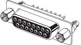 Omron-XM2F-2540-L Conector D-subminiatura Conn D-Sub SKT 25 POS 1.38mm Solder ST Thru-Hole 25 Terminal 1 Port
