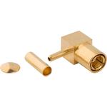 Conn SMB 0Hz to 4GHz 50Ohm Crimp RA Cable Mount PL Gold