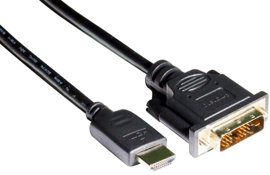 Amphenol-RHMAI-0031 Audio/Video Kabelsortiment 6FT HDMI Plug to DVI Plug Cable Assemblies