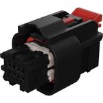 Conn Housing RCP 8 POS 1.8mm Crimp ST Cable Mount Black Bag