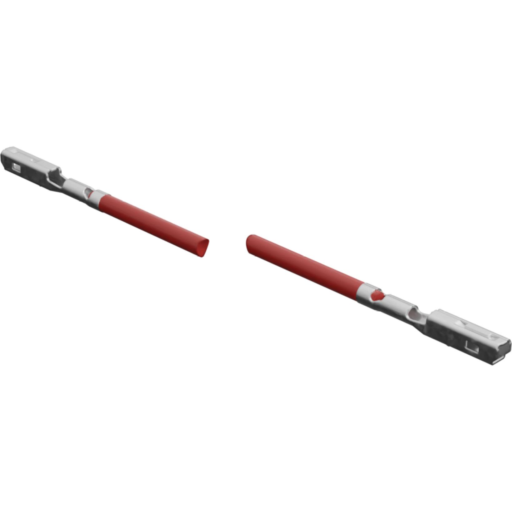 Molex-2163002126 其他电缆组件 Cable Assembly TXL 0.6m 14AWG Crimp Terminal to Crimp Terminal 1 to 1 POS F-F Crimp-Crimp Bag