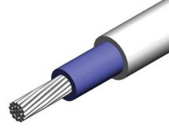 Judd Wire-M22759/43-22-9 Cable Single Conductor Hook-up Wire 22AWG 1.32mm Silver Coated Copper White 600VAC