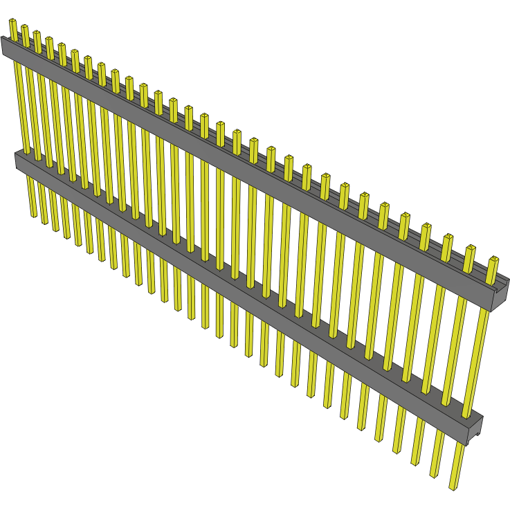 Samtec-EW-30-13-T-S-800 Connector Headers and PCB Receptacles Conn Board Stacker HDR 30 POS 2.54mm Solder ST Top Entry Thru-Hole Bulk