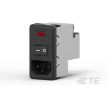 TE Connectivity-8-6609107-3 Spannungsversorgungseingangsmodule Power Entry Module EMI/RFI Filtered M 3 POS (115VAC/230)VACVAC 10A/Contact Fuse/Switch ST 1 Port