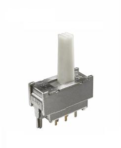 NKK Switches-FS22ABP Coulisse de commutateur Switch Slide ON None ON DPDT Extended Top Slide 0.1A 28VAC 28VDC 0.4VA 1000Cycles PC Pins Thru-Hole