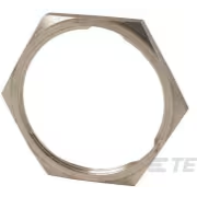 TE Connectivity-112263-90 连接器配件 Connector Accessories Nut Straight Aluminum Silver Box