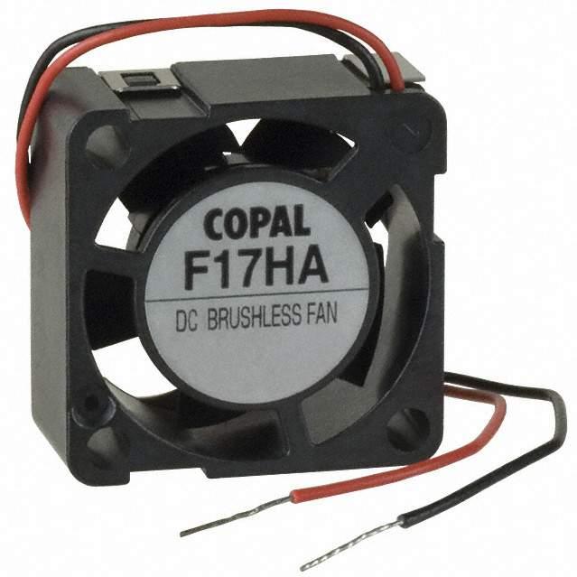 NIDEC Copal Electronics-F17HA-05MC Souffleurs et ventilateurs DC Fan Sleeve Bearing 5V 0.03A 8000RPM 0.53CFM 7dB Flange Mount