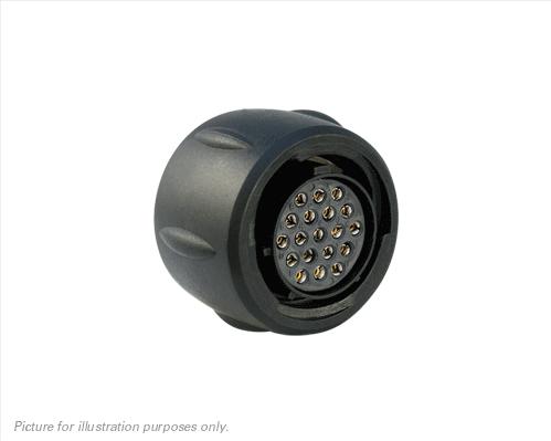 SOURIAU-UTS61419S Conector circular Conn Circular SKT 19 POS Crimp ST Cable Mount 19 Terminal 1 Port