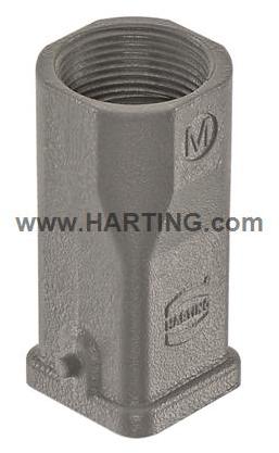 HARTING-19200031447 Adattatori Shrink Boot Hood 180° 3A Shell Size Powder Zinc Die Cast Single Lock