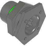 Samtec-ACRK-16-02-G-S-C-M-2 Steckverbinder, rund IP68 Sealed Circular Receptacle Panel Assembly, 16 mm Shell, Field Termination Kit