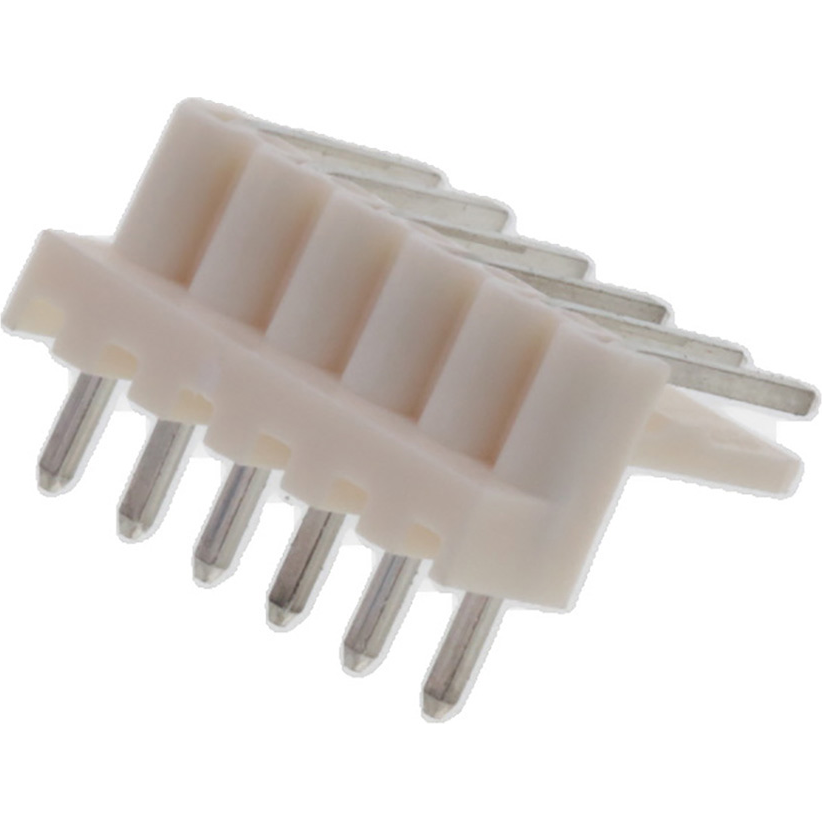 Molex-5046-06A Steckverbinderleisten und Leiterplattenbuchsen Conn Wire to Board HDR 6 POS 2.5mm Solder RA Thru-Hole Mini-Latch Bag