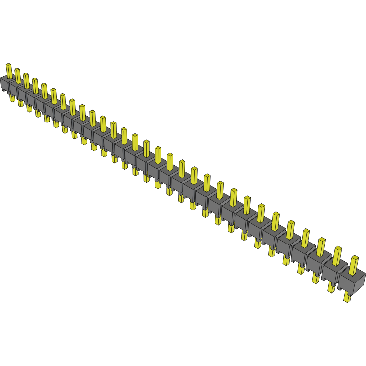 Samtec-MTSW-130-06-G-S-110 Steckverbinderleisten und Leiterplattenbuchsen Conn Unshrouded Header HDR 30 POS 2.54mm Solder ST Top Entry Thru-Hole Bulk