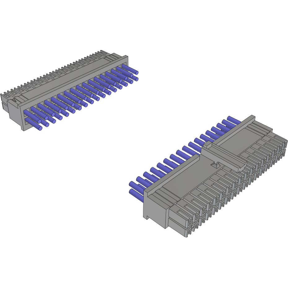 Samtec-MMSD-17-20-L-43.00-D-K-LDX Cable Assembly AC Power Cable Assembly 1.092m Power to Power 34 to 34 POS SKT-SKT Crimp-Crimp 20AWG