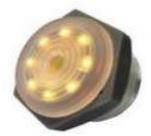 PUI Audio, Inc-LAI-3735-PY-WP Audio Indicators and Alerts Audio Buzzer 3VDC 15VDC 18mA 12VDC 104dBA 3000Hz to 4000Hz Panel Mount Solder Lug