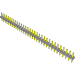 Conn Unshrouded Header HDR 32 POS 2.54mm Solder ST Top Entry Thru-Hole Bulk