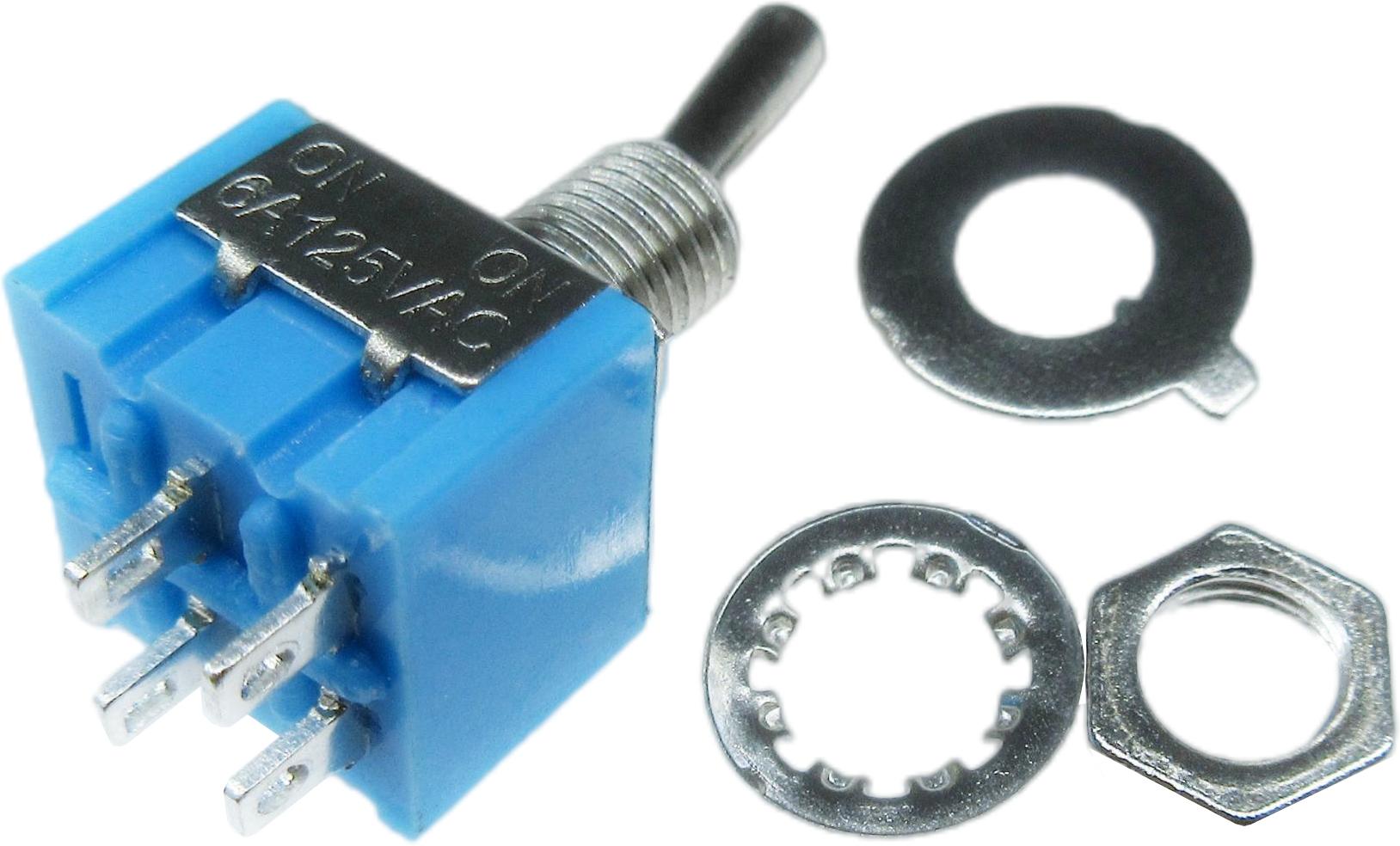 ADAM TECH-SW-T2-3A-A-A2-M2 Basculeur de commutateur Panel Mount Miniature Toggle Switch