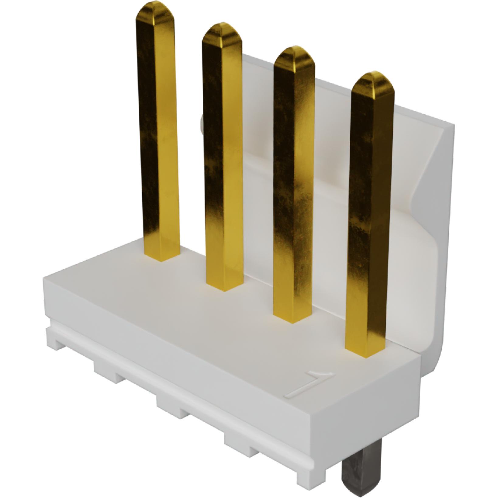 Molex-26-61-4040 Steckverbinderleisten und Leiterplattenbuchsen Conn Wire to Board HDR 4 POS 3.96mm Solder ST Top Entry Thru-Hole KK Bag
