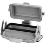 Bulkhead mounting with metal spring cover and gasket