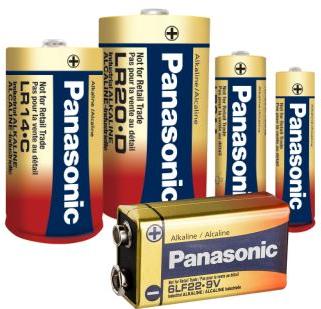 Panasonic-LR6XWA/4S Batterien Alkaline Battery Cylindrical AA Primary Carton