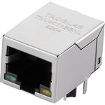 Conn RJ-45 F 8 POS 1.27mm Solder RA Thru-Hole 12 Terminal 1 Port Tray