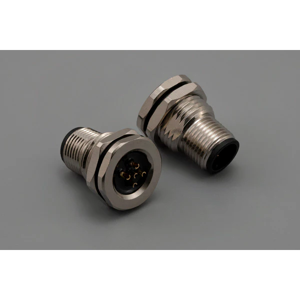 Tensility International-54-00196 Steckverbinder, rund Conn M12 Circular PIN 5 POS Solder Cup ST Panel Mount 5 Terminal 1 Port