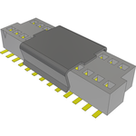 Conn Micro Socket Strip SKT 25 POS 1mm Solder ST SMD TIGER CLAW™ Tube