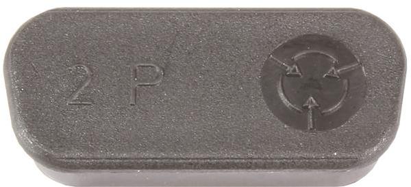 HARTING-09670150612 Steckverbinderzubehör BLACK ANTISTATIC PLASTIC DUST CAP FOR D - SUB MALE 15 POLES