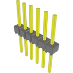 Conn Unshrouded Header HDR 6 POS 2.54mm Solder ST Top Entry Thru-Hole Bulk