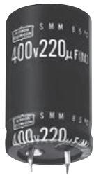 United Chemi Con-ESMM451VNN561MA50T 铝电容器 Cap Aluminum Lytic 560uF 450V 20% (35 X 50mm) Snap-In 10mm 0.592 Ohm 2.88A 3000h 85°C