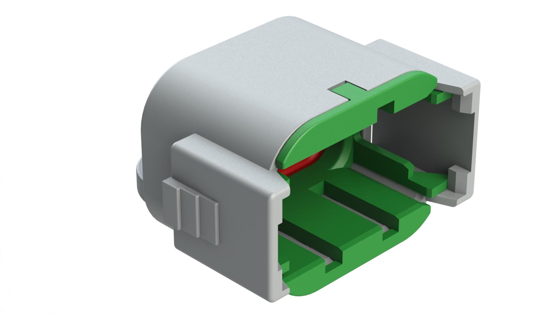 Amphenol-ATM06-08SC-CAP Accesorios del conector Connector Accessories Dust Cap Straight Thermoplastic Gray Bag