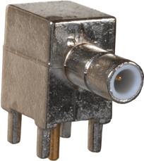 Cinch Connectivity Solutions-131-1701-376 Connector RF Conn SMB 0Hz to 4GHz 50Ohm Solder RA Thru-Hole RCP Gold