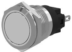 EAO-82-6153.1000 Interruttore a pressione Pushbutton 22 mm stainless steel
