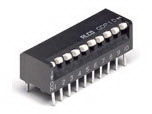 TE Connectivity-1571998-3 Conmutador DIP Switch DIP OFF ON SPST 2 Piano 0.025A 24VDC Gull Wing 2.54mm SMD Tube