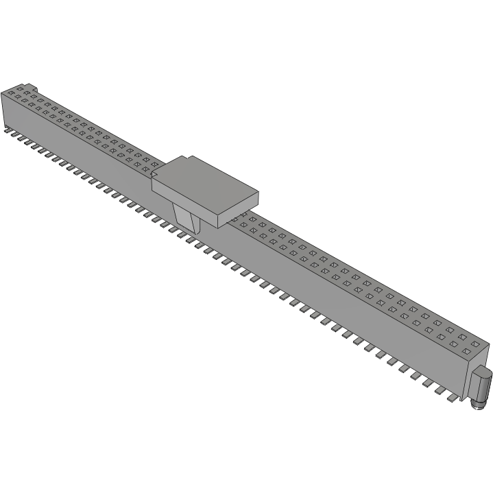 Samtec-SFM-150-02-SM-D-A-P-TR Cabezales del conector y receptáculos PCB Conn Socket Strip SKT 100 POS 1.27mm Solder ST SMD TIGER EYE™ T/R