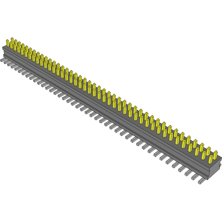Samtec-FTSH-142-03-F-DV Steckverbinderleisten und Leiterplattenbuchsen Conn Unshrouded Header HDR 84 POS 1.27mm Solder ST Top Entry SMD TIGER CLAW™ Tube