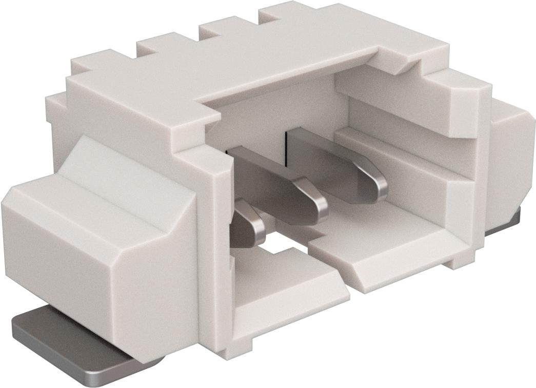 Amphenol Communications Solutions-10114830-10103LF Steckverbinderleisten und Leiterplattenbuchsen 1.25mm Wire to Board Wafer, Right Angle, Surface Mount, 3 Positions