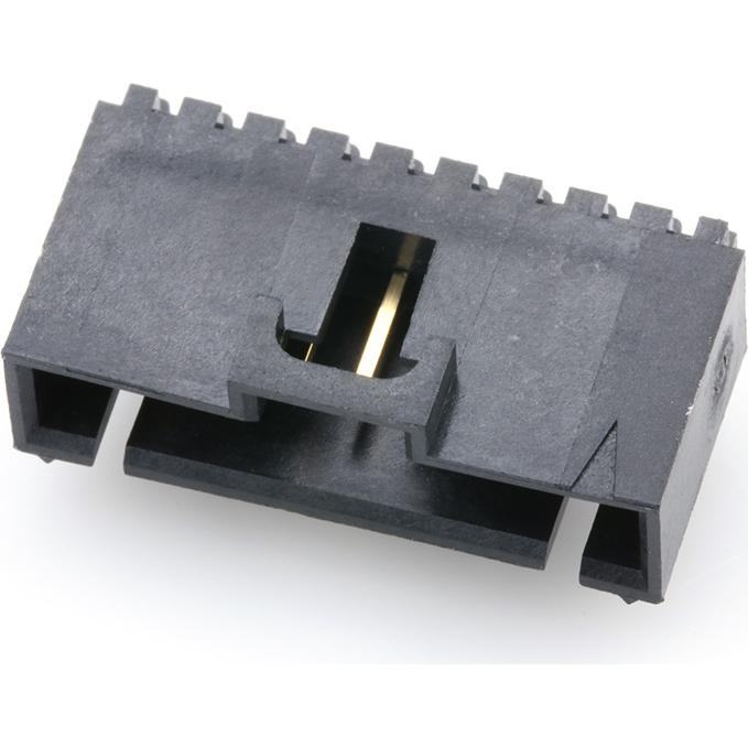 Molex-0705530008 Steckverbinderleisten und Leiterplattenbuchsen Conn Shrouded Header (4 Sides) HDR 9 POS 2.54mm Solder RA Side Entry Thru-Hole SL Tube