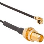 Cable Assembly Coaxial 0.2m MCX to Coaxial F-M Bag